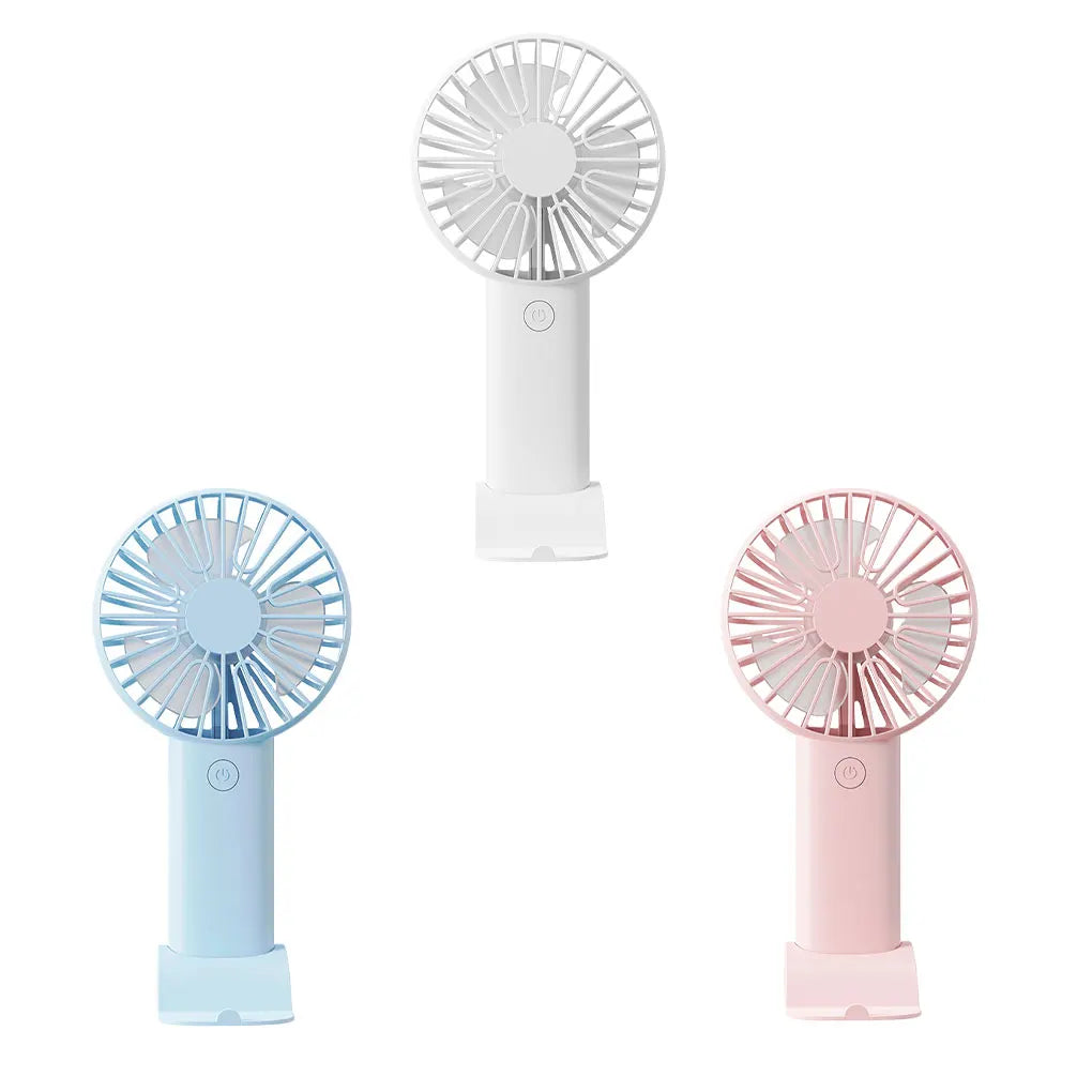 Portable Handheld Fan Small Cooling Fan USB Rechargeable Eyelash Eyelash Mute Cooler  Handheld Fan Mini USB Rechargeable Desk