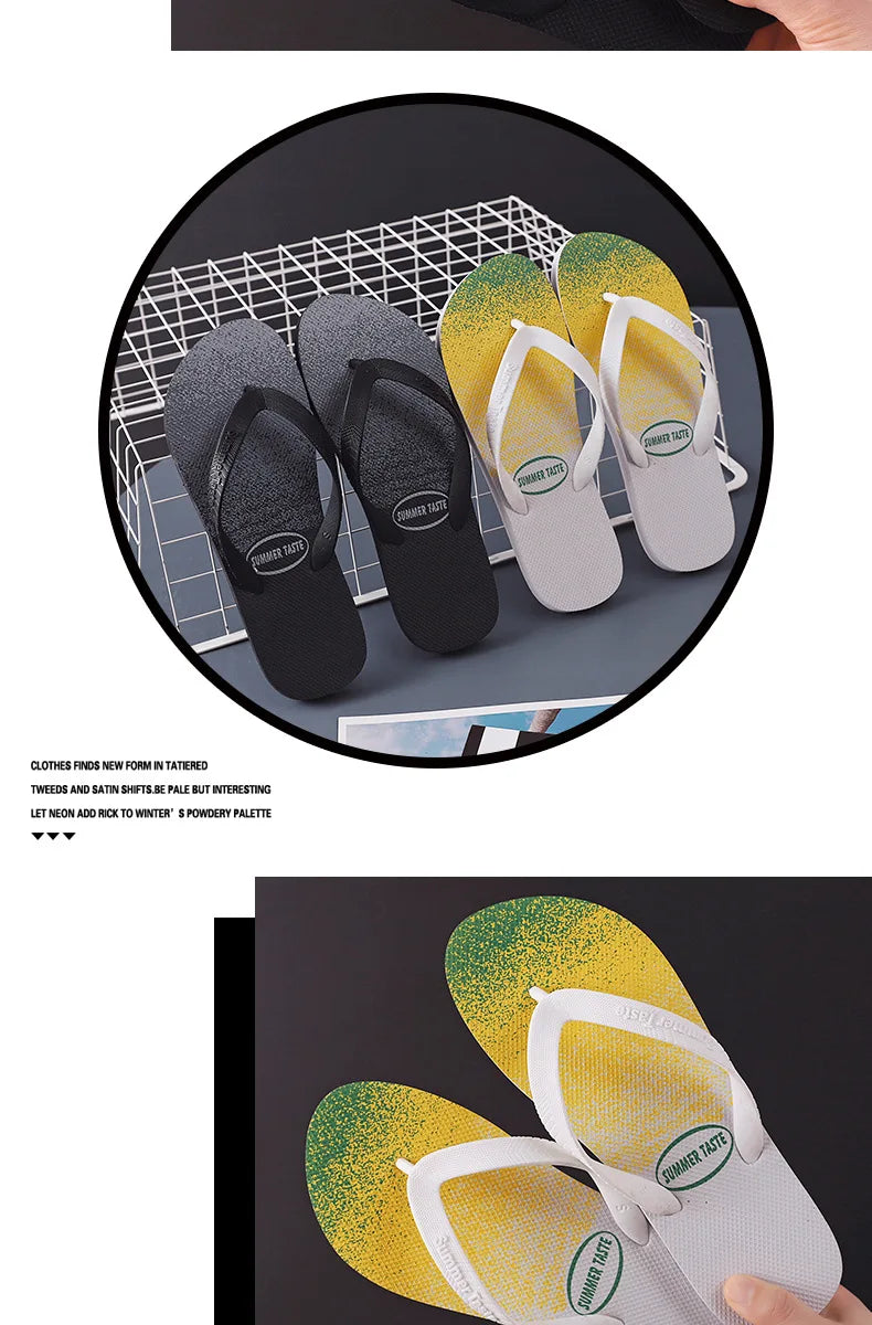 Classic Man Flip Flops Summer Casual Shoes Slides Comfortable Cloud Slippers Boys Beach Flats Leisure Sandals chanclas de hombre