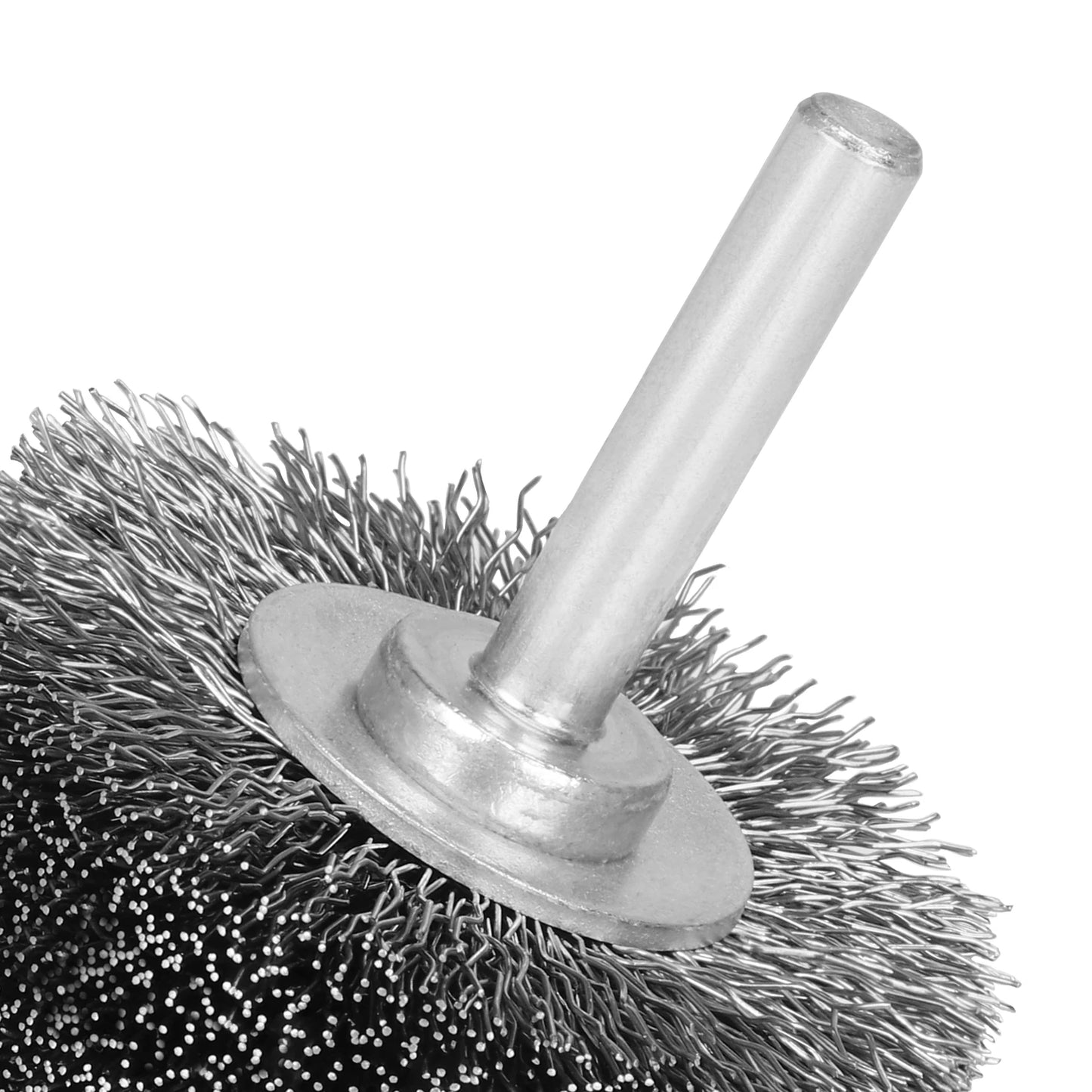 NuoDunco 2" Wire Brush Wheel High Hardness 50mm Stainless Steel Polishing Rotary Tool for Rust Removal Edge Grinding Deburring