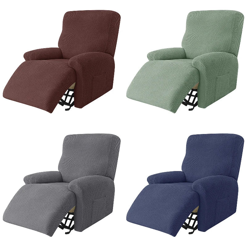 LEVIVEl Jacquard Recliner Sofa Cover Elastic Reclining Stretch Armchair adjustable Sofa Covers Chair Cover for Living Room Decor