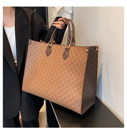 2023 New Fashion Portable Shopping Bag Large Capacity Tote Bag Elegant Fashion Shoulder Bag Handbags Women's Large Bag