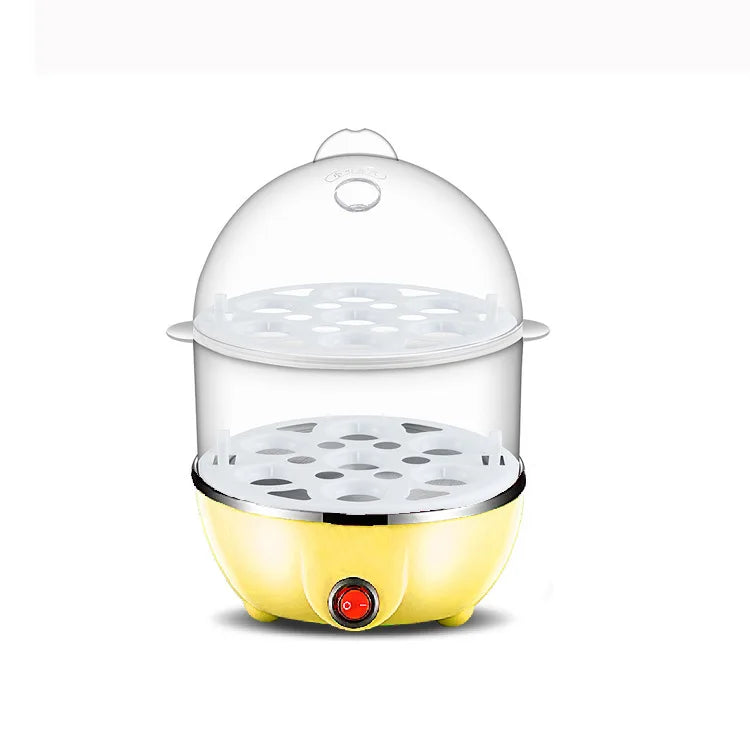 Egg steamer double-layer egg cooker stainless steel breakfast machine multi-function boiled egg artifact mini small steaming kit