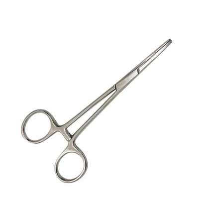 12.5/16/18cm Hemostatic Clamp Forceps Straight Curved Tweezers Medical Surgical Serrated Locking Forceps Curved Hemostat Farm