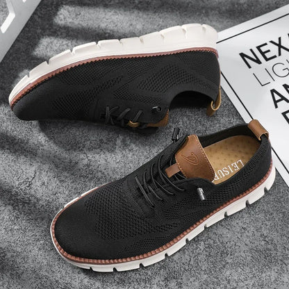 New 2024 Men's Running Shoe Breathable outdoor sneakers light sneakers Men's large light knit sneakers