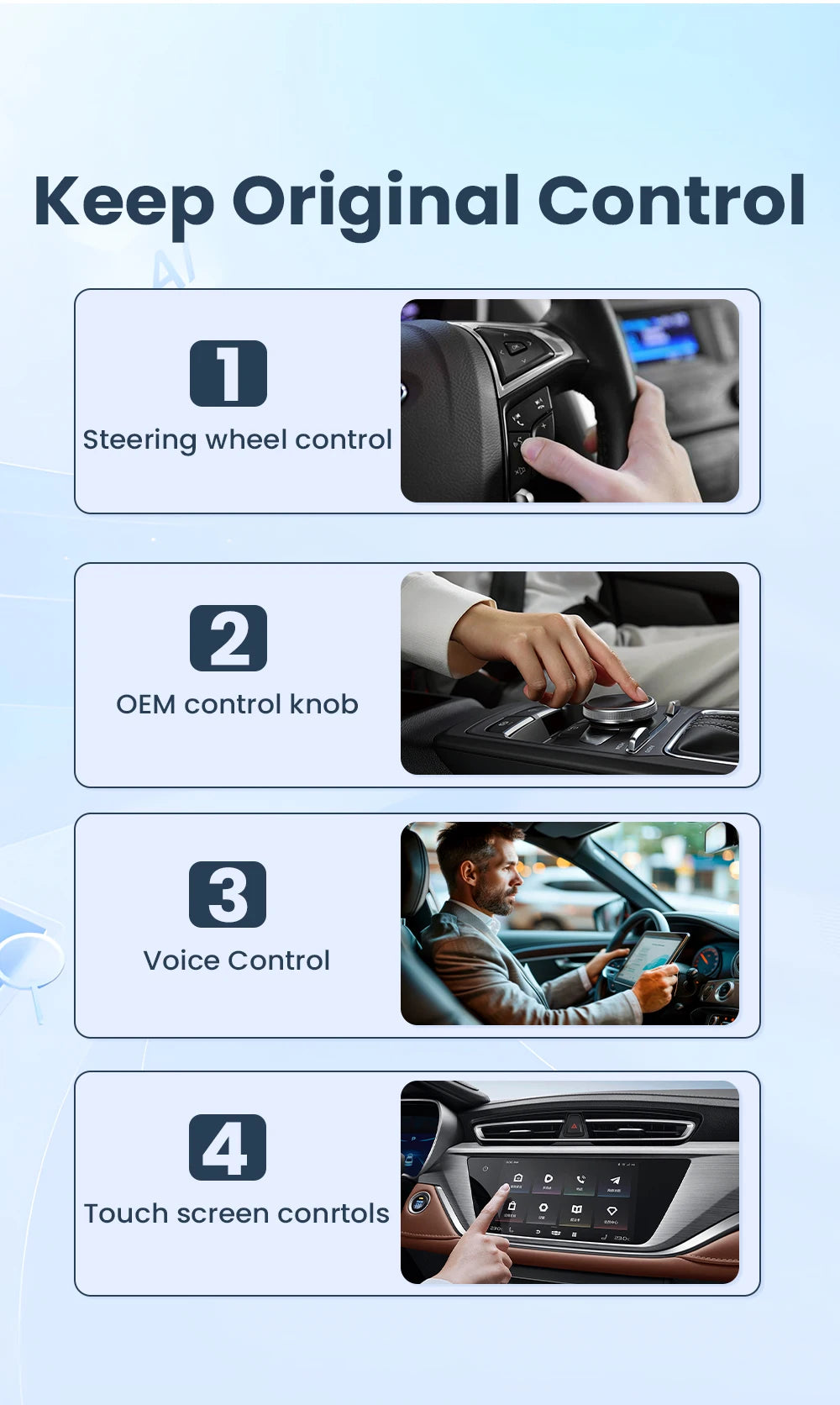 PLAYAIBOX sans fil 2 en 1 CarPlay Android Auto sans fil Supermini Box adaptateur Plug And Play Dongle Bluetooth WiFi connexion rapide