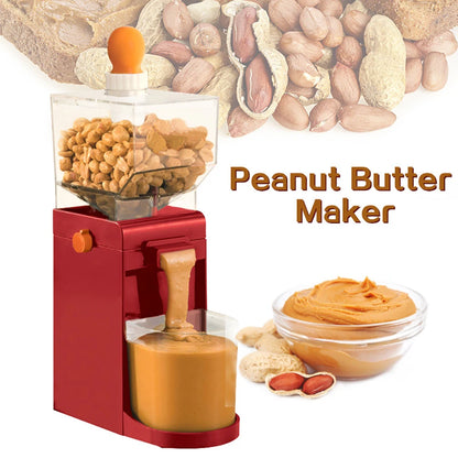 Peanut Butter Maker Home Electric Grain Grinder Anti Slip Sesame Sauce Mill Nut Butter Machine for Groundnut Almonds Cashews