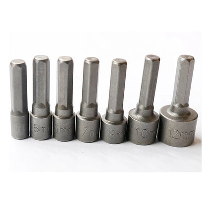 14pcs Strong Sleeve Auto Repair Air Batch Sleeve Head Cross Universal Nut Rotary Tool Set