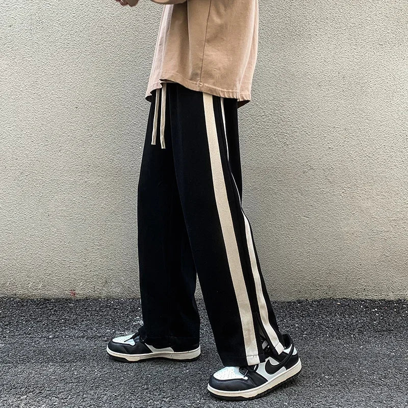 2023 Autumn Men Casual Wide-Leg Pants Korean Version Y2K Streetwear Hip Hop Men Fashion Trousers Sweatpants Harajuku Pants Men