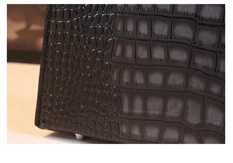 2023 Women Leather Handbags Satchel Shoulder Bag Tote Handbags Crocodile Pattern Crossbody Bag Designer Bag Bolsa Feminina