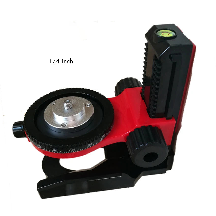 1/4" 5/8" Interface AdjustableScale StandL-shape Multi-functional Leveling Bracket BaseLaser LevelsMagnetic HangerRack