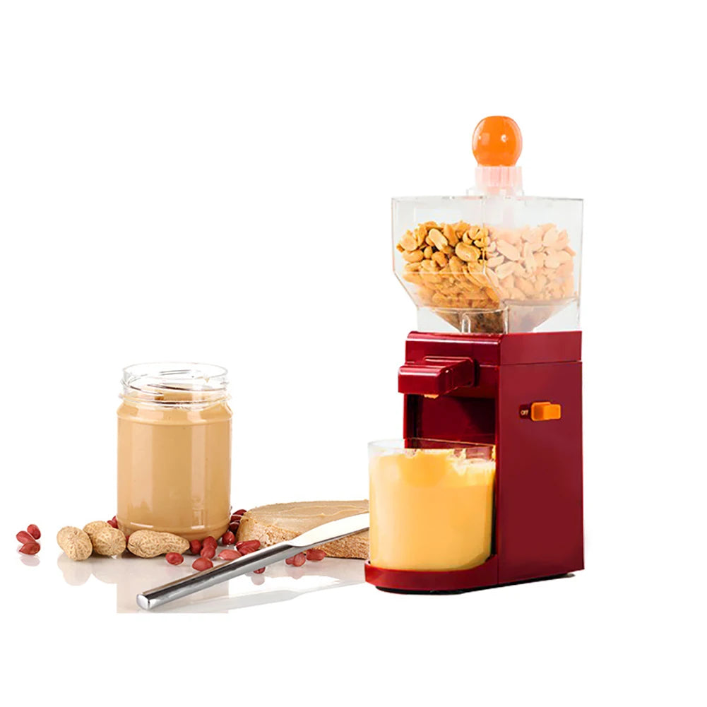 Peanut Butter Maker Home Electric Grain Grinder Anti Slip Sesame Sauce Mill Nut Butter Machine for Groundnut Almonds Cashews