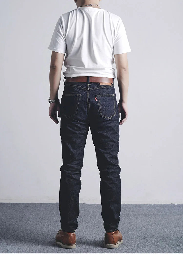 Red Tornado 501 CT (Customized Tapered) Jeans 14oz Selvedge Denim Pants Sanforized