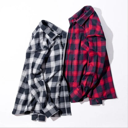 2025 New Men Flannel Plaid Shirt Soft Comfort Slim Fit Styles Brand For Man Cotton Spring Autumn Casual Long Sleeve Shirts