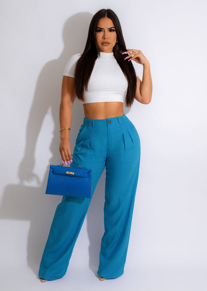 CM.YAYA Fashion Women Straight Wide Leg Zipper Fly Draped High Waist Tailored Trousers 2023 Summer OL Work Street Pants