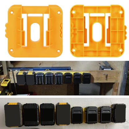 1/2/5PCS Battery Holder Storage Rack for Dewalt 18V 20V Li-ion Battery DCB203 DCB205,Wall Mount Battery Dock for Workbench