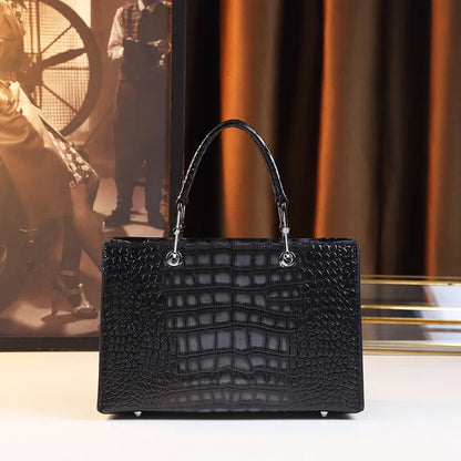 2023 Women Leather Handbags Satchel Shoulder Bag Tote Handbags Crocodile Pattern Crossbody Bag Designer Bag Bolsa Feminina