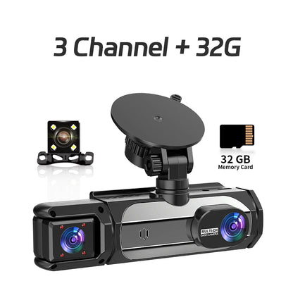 Caméra embarquée pour voitures FHD1080P Enregistreur de conduite Caméra de voiture DVR Vision nocturne Enregistreur vidéo Intégré Wi-Fi Tachographe Pièces automobiles