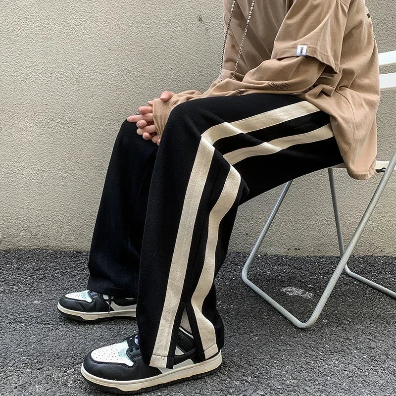 2023 Autumn Men Casual Wide-Leg Pants Korean Version Y2K Streetwear Hip Hop Men Fashion Trousers Sweatpants Harajuku Pants Men