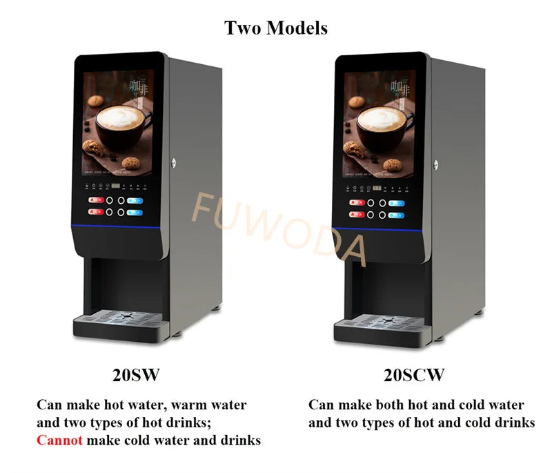 New Instant Beverage Machine 110V 220V Hot Cold Milk Tea Coffee Maker Easy Operation Commercial or Household