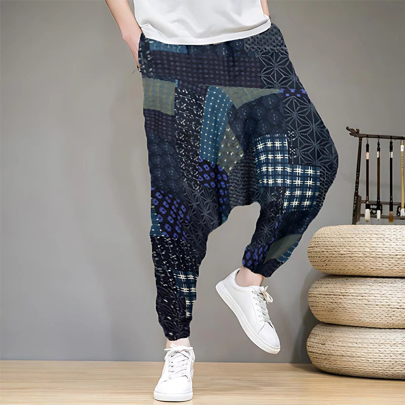 2025 New Men's Harem Pants Comfort Breathabilit Lantern Fashionable Casual Loose Essential For Home Vacation Parties