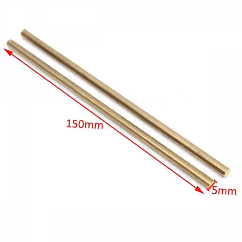 1-10pcs diameter 1.6 to 16mm brass round bars are hard and non-bending for DIY handle material round wire tube model making