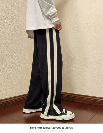 2023 Autumn Men Casual Wide-Leg Pants Korean Version Y2K Streetwear Hip Hop Men Fashion Trousers Sweatpants Harajuku Pants Men