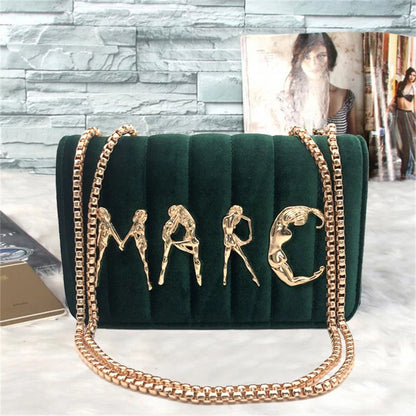 Fashion Green Small Shoulder Crossbody Bags For Women New 2024 Brand Designer Clutch CrossBody Bags Female Travel Chain Handbags