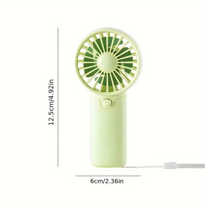 Portable Fan Convenient Creative Small Fan Pocket Hand-held Fan Lightweight Adjustable Cute Handheld Mini Fan Air Coolers