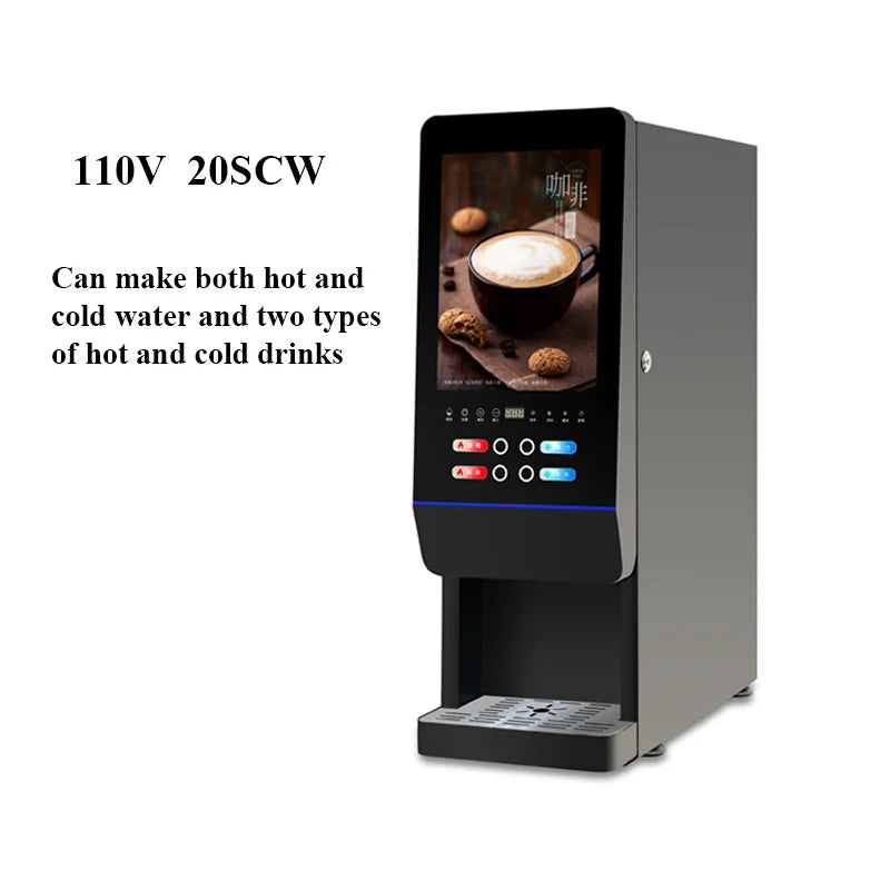 New Instant Beverage Machine 110V 220V Hot Cold Milk Tea Coffee Maker Easy Operation Commercial or Household