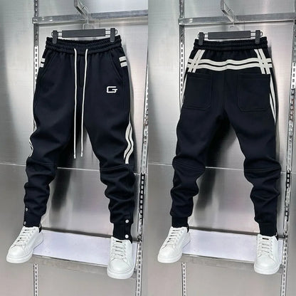 2024 New Men Joggers Autumn Sweatpants Winter Drawstring Casual Pants Workout Running Cotton Sports Trousers Men Clothing