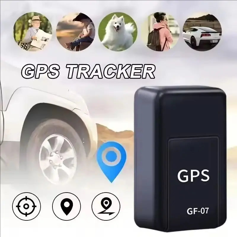 Mini traceur GPS de voiture Gf07, dispositif de suivi GPS en temps réel, positionneur magnétique avec message SIM, antivol, localisateur GPS quotidien