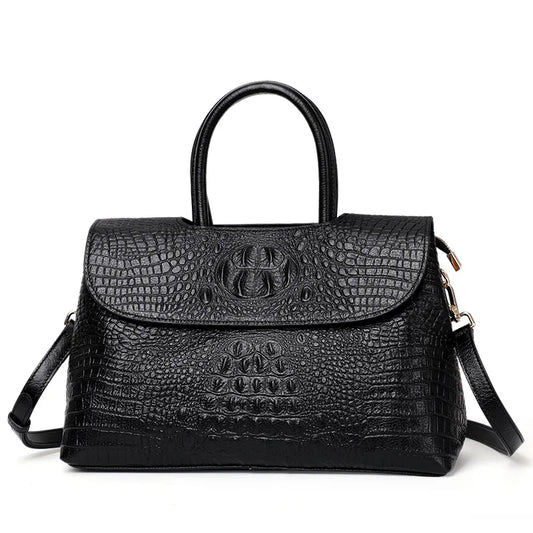 New Fashion Alligator Women Handbags European Designer Cow Genuine Leather Shoulder Bags Female Girl Brand Luxury Crossbody Bag