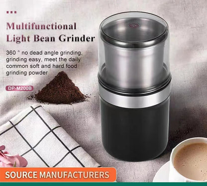 200W Grade High-Power Coffee Grinder Detachable For Cleaning Household Multifunctional Appliances And Kitchenware 220V/110V