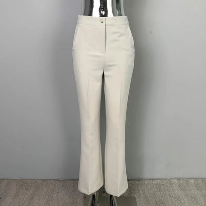 WOMENGAGA Fashion Sexy Pants Korea Slim High Waist Sexy Slightly Slim Casual Pants For Women Elegant And Mature Women D45B