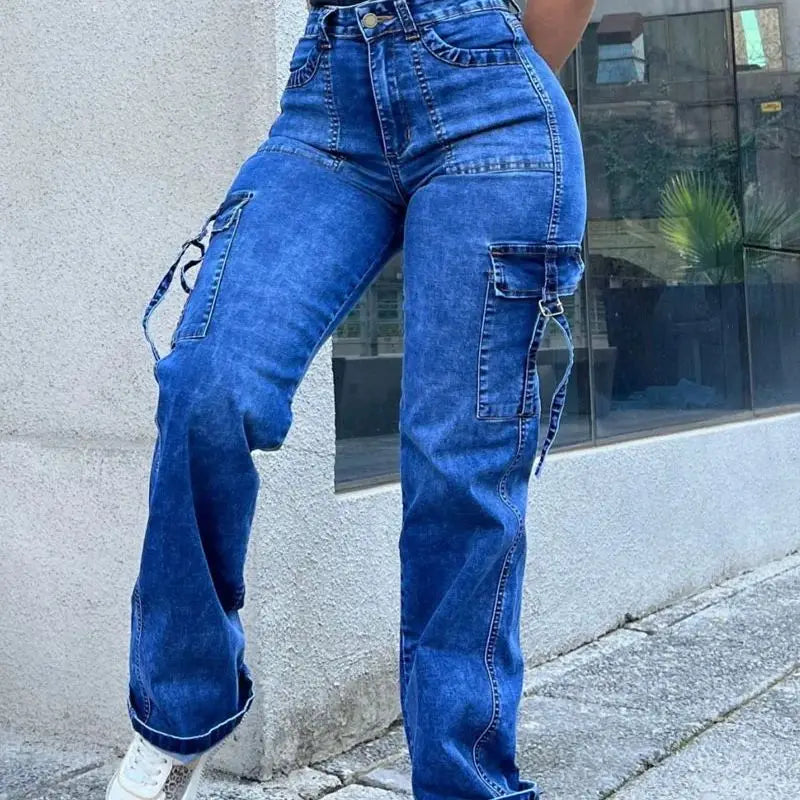 NEW 2023 woman High Waist Lifted Jeans Extremely slim waist to hip ratio Trousers jean pants