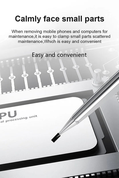 MaAnt SS-A SS-A1 SS-J Stainless Steel Tweezers for Phone Repair Universal Non-magnetic High Precision Jump Wire Clips