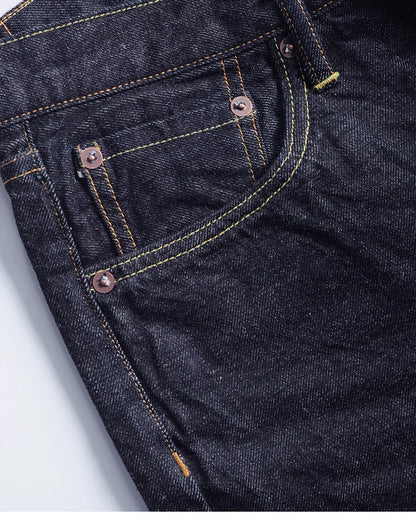 Red Tornado 501 CT (Customized Tapered) Jeans 14oz Selvedge Denim Pants Sanforized