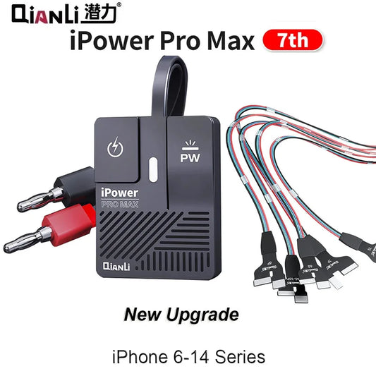 Qianli iPower Pro Max For iPhone 6 7 8 X XS MAX 11PM 12 13 14 Repair Test Cable DC Power Control Test Power Supply Boot Line