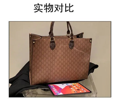 2023 New Fashion Portable Shopping Bag Large Capacity Tote Bag Elegant Fashion Shoulder Bag Handbags Women's Large Bag