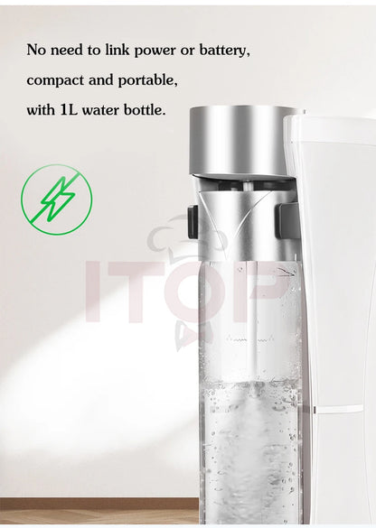 ITOP SWM-1 Sparkling Water Maker 1L Bottle Capacity Kinds of Sparkling Juice Drinks Pure Sparkling Water Sparkling Cocktail