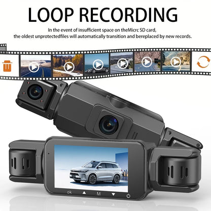 Caméra de tableau de bord de voiture 4CH boîte noire 4*1080P avec GPS WIFI caméra de tableau de bord enregistreur de conduite Vision nocturne moniteur de stationnement accessoires de voiture