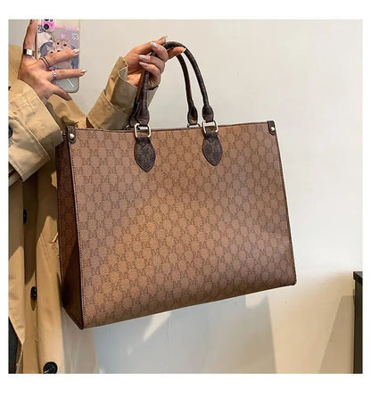 2023 New Fashion Portable Shopping Bag Large Capacity Tote Bag Elegant Fashion Shoulder Bag Handbags Women's Large Bag