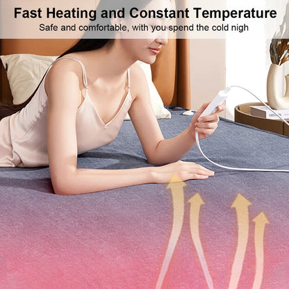 Electric Blanket Heated Mat 220V Smart Control Winter Body Warmer Sheets Mattress Carpet Electric Heated Blanket For Home