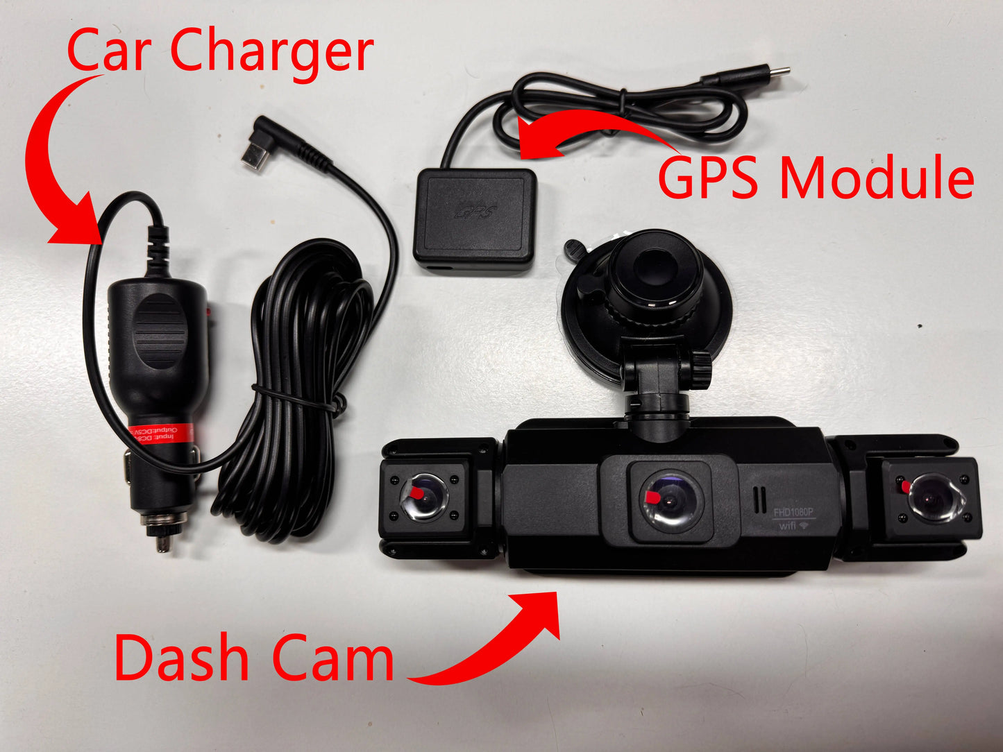 Caméra de tableau de bord de voiture 4CH boîte noire 4*1080P avec GPS WIFI caméra de tableau de bord enregistreur de conduite Vision nocturne moniteur de stationnement accessoires de voiture