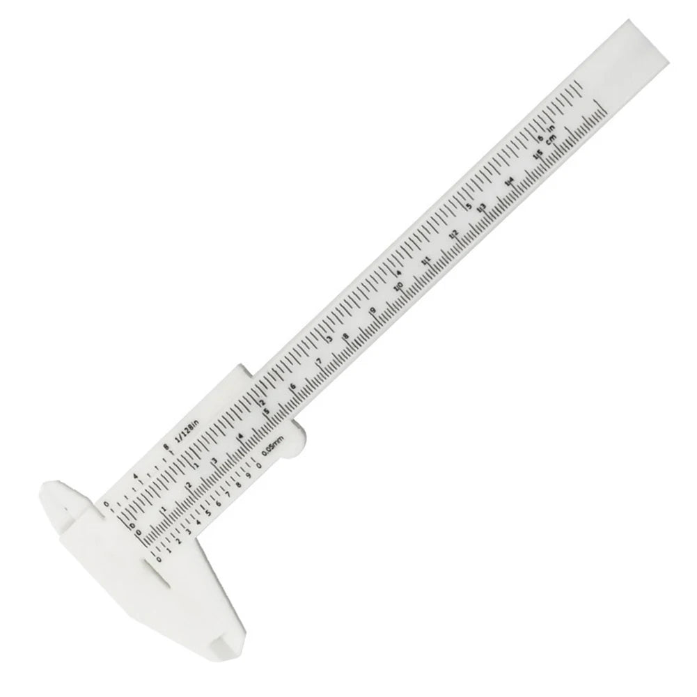 0-150mm Double Rule Scale Plastic Vernier Caliper Mini Measuring Ruler Tool Meten Studenten  Heerser Schuifmaat Vernier Caliper