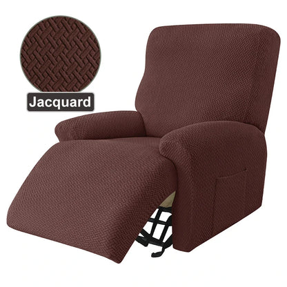 LEVIVEl Jacquard Recliner Sofa Cover Elastic Reclining Stretch Armchair adjustable Sofa Covers Chair Cover for Living Room Decor