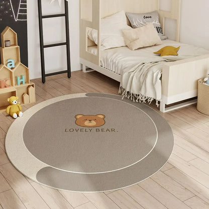 Hopscotch Children Play Mat Non Slip Home Decor Round Carpet Living Room Bedroom Kitchen  Floor Mat Sofa Table Area Decor Rugs