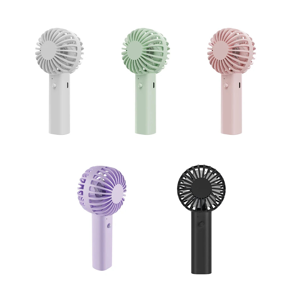 Portable Handheld Fan Small Cooling Fan USB Rechargeable Eyelash Eyelash Mute Cooler  Handheld Fan Mini USB Rechargeable Desk