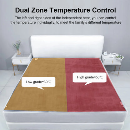 Electric Blanket Heated Mat 220V Smart Control Winter Body Warmer Sheets Mattress Carpet Electric Heated Blanket For Home