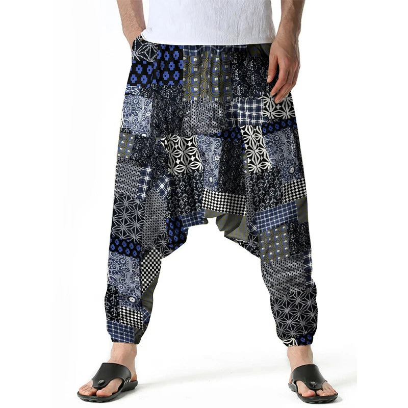 2025 New Men's Harem Pants Comfort Breathabilit Lantern Fashionable Casual Loose Essential For Home Vacation Parties